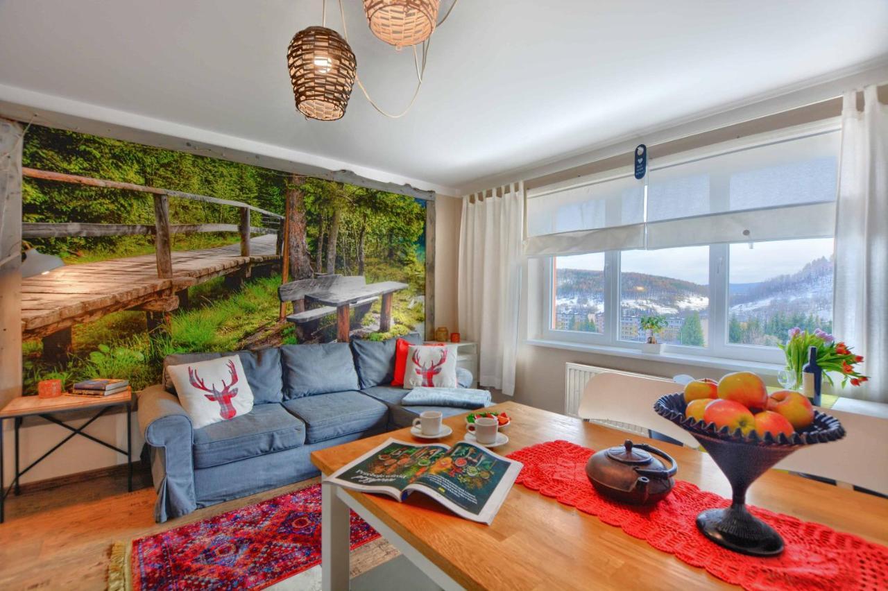 ウストシキ・ドルネApartament Zielona Milaアパートメント エクステリア 写真