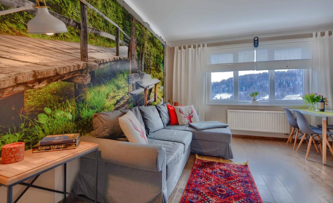 ウストシキ・ドルネApartament Zielona Milaアパートメント エクステリア 写真